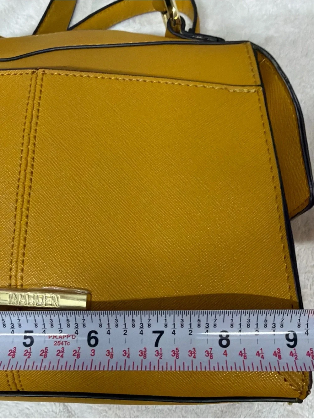 Steve Madden Yellow Structured Women’s Satchel Shoulder Bag